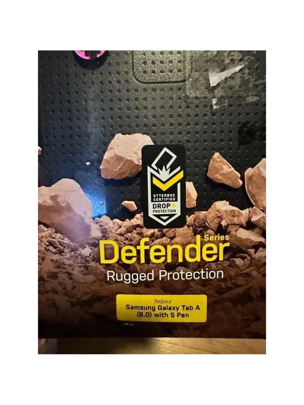 OtterBox Defender Series Tablet Case for Samsung Galaxy Tablet A (8.0)- Black